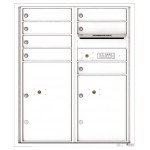 7 Tenant Doors with 2 Parcel Lockers and Outgoing Mail Compartment - 4C Wall Mount ADA Max Height Mailboxes - 4CADD-07