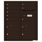 8 Tenant Doors with 2 Parcel Lockers and Outgoing Mail Compartment - 4C Wall Mount ADA Max Height Mailboxes - 4CADD-08