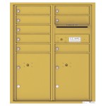 8 Tenant Doors with 2 Parcel Lockers and Outgoing Mail Compartment - 4C Wall Mount ADA Max Height Mailboxes - 4CADD-08