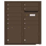 9 Tenant Doors with 2 Parcel Lockers and Outgoing Mail Compartment - 4C Wall Mount ADA Max Height Mailboxes - 4CADD-09