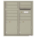 9 Tenant Doors with 2 Parcel Lockers and Outgoing Mail Compartment - 4C Wall Mount ADA Max Height Mailboxes - 4CADD-09