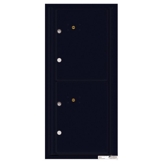 2 Parcel Doors Unit - 4C Wall Mount ADA Max Height - 4CADS-2P