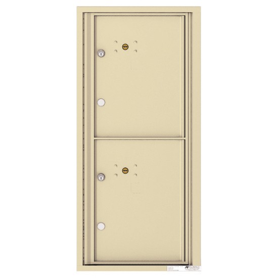 2 Parcel Doors Unit - 4C Wall Mount ADA Max Height - 4CADS-2P