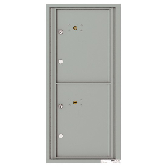 2 Parcel Doors Unit - 4C Wall Mount ADA Max Height - 4CADS-2P