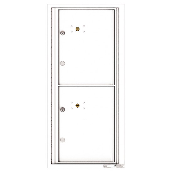 2 Parcel Doors Unit - 4C Wall Mount ADA Max Height - 4CADS-2P