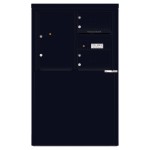 2 Tenant Doors with 1 Parcel Locker and Outgoing Mail Compartment - 4C Depot Mailbox Module - 4C06D-02-D