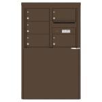 5 Tenant Doors and Outgoing Mail Compartment - 4C Depot Mailbox Module - 4C06D-05X-D