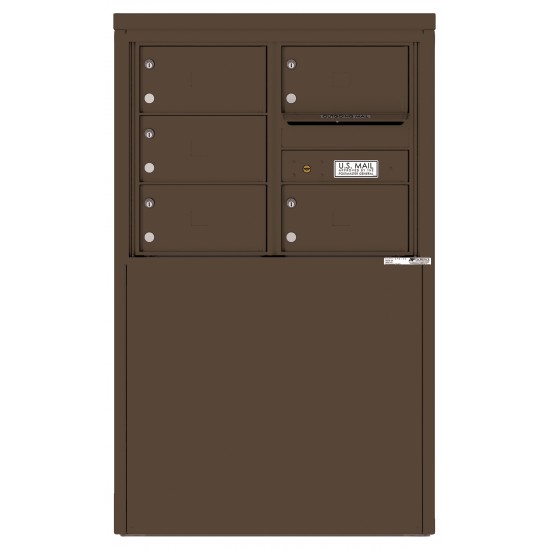 5 Tenant Doors and Outgoing Mail Compartment - 4C Depot Mailbox Module - 4C06D-05X-D