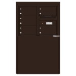 5 Tenant Doors and Outgoing Mail Compartment - 4C Depot Mailbox Module - 4C06D-05X-D