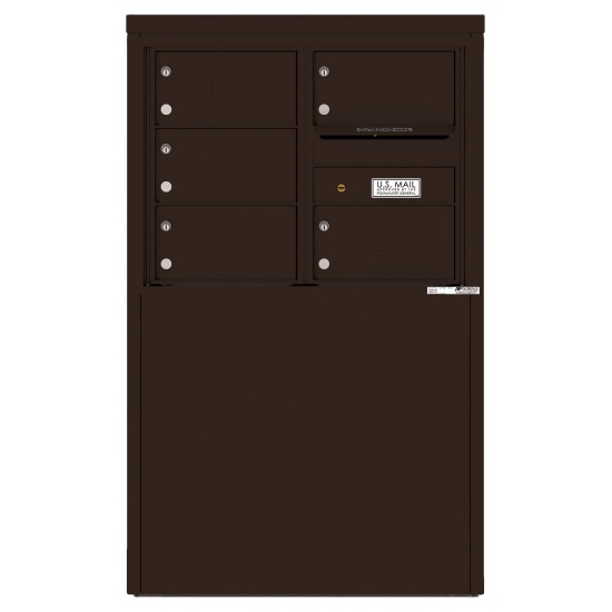 5 Tenant Doors and Outgoing Mail Compartment - 4C Depot Mailbox Module - 4C06D-05X-D