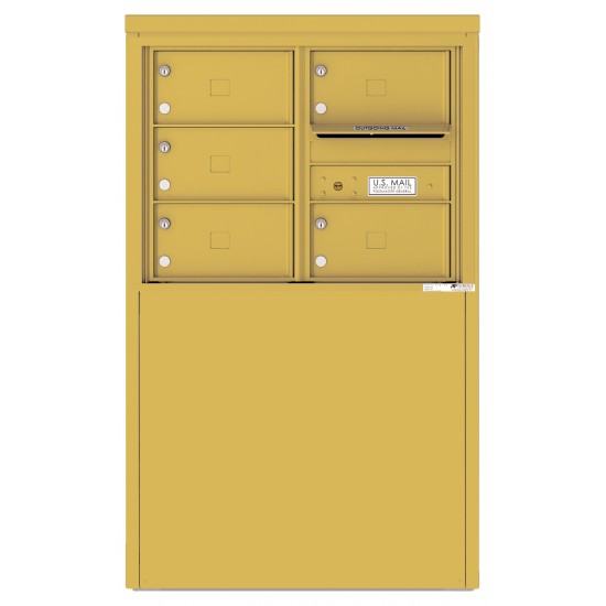 5 Tenant Doors and Outgoing Mail Compartment - 4C Depot Mailbox Module - 4C06D-05X-D