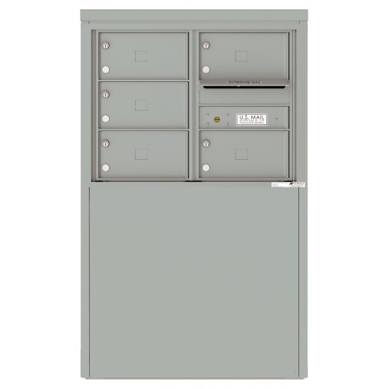 5 Tenant Doors and Outgoing Mail Compartment - 4C Depot Mailbox Module - 4C06D-05X-D