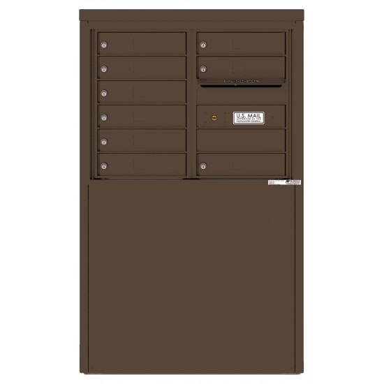 9 Tenant Doors and Outgoing Mail Compartment - 4C Depot Mailbox Module - 4C06D-09-D