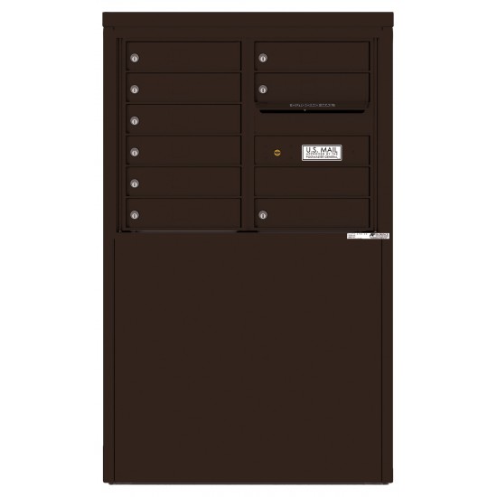 9 Tenant Doors and Outgoing Mail Compartment - 4C Depot Mailbox Module - 4C06D-09-D