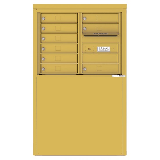 9 Tenant Doors and Outgoing Mail Compartment - 4C Depot Mailbox Module - 4C06D-09-D