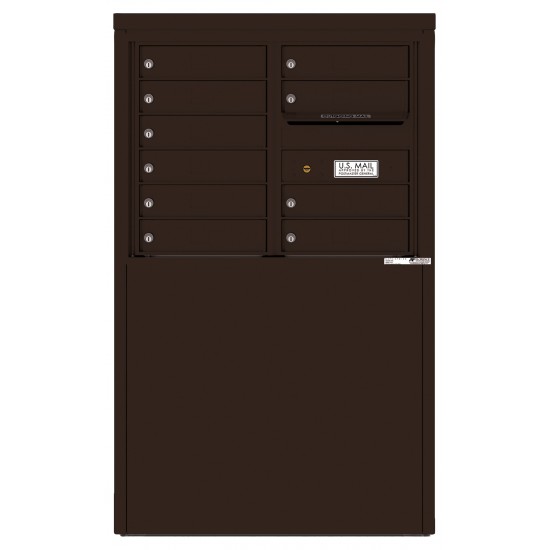 10 Tenant Doors and Outgoing Mail Compartment - 4C Depot Mailbox Module - 4C06D-10-D