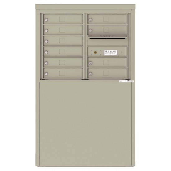 10 Tenant Doors and Outgoing Mail Compartment - 4C Depot Mailbox Module - 4C06D-10-D