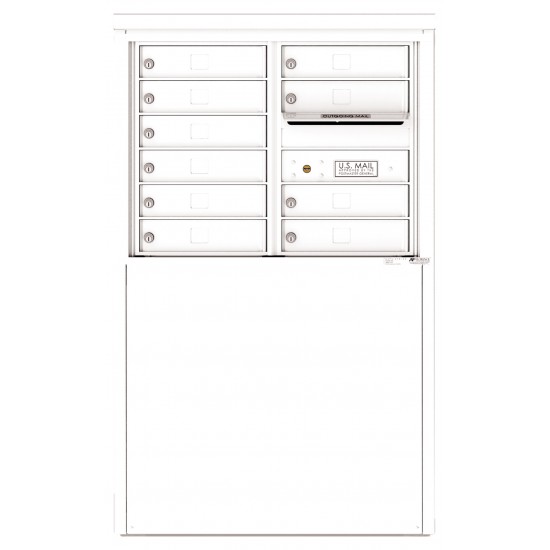 10 Tenant Doors and Outgoing Mail Compartment - 4C Depot Mailbox Module - 4C06D-10-D