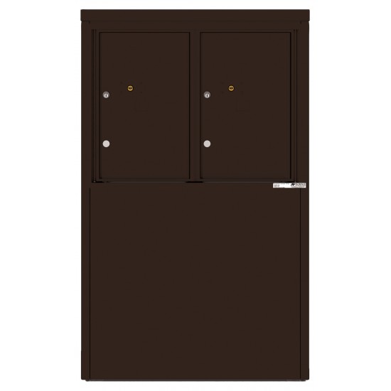 2 Parcel Lockers - 4C Depot Mailbox Module - 4C06D-2P-D