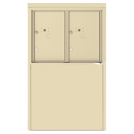 2 Parcel Lockers - 4C Depot Mailbox Module - 4C06D-2P-D