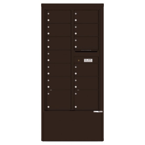 13 Tenant Doors and Outgoing Mail Compartment - 4C Depot Mailbox Module - 4C15D-13-D