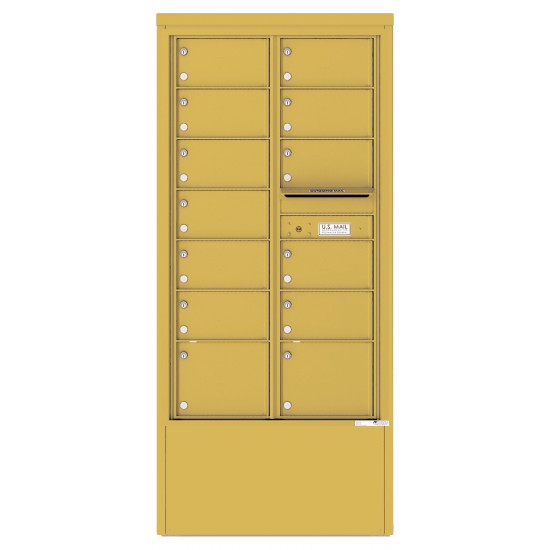 13 Tenant Doors and Outgoing Mail Compartment - 4C Depot Mailbox Module - 4C15D-13-D