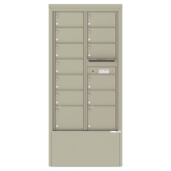 13 Tenant Doors and Outgoing Mail Compartment - 4C Depot Mailbox Module - 4C15D-13-D