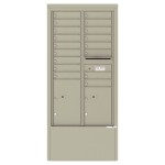 17 Tenant Doors with 2 Parcel Lockers and Outgoing Mail Compartment - 4C Depot Mailbox Module - 4C15D-17-D