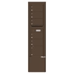 6 Tenant Doors and Outgoing Mail Compartment - 4C Depot Mailbox Module - 4C15S-06-D