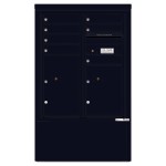 7 Tenant Doors with 2 Parcel Lockers and Outgoing Mail Compartment - 4C Depot Mailbox Module - 4CADD-07-D