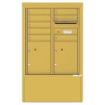 8 Tenant Doors with 2 Parcel Lockers and Outgoing Mail Compartment - 4C Depot Mailbox Module - 4CADD-08-D