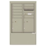 8 Tenant Doors with 2 Parcel Lockers and Outgoing Mail Compartment - 4C Depot Mailbox Module - 4CADD-08-D