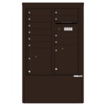 10 Tenant Doors with 2 Parcel Lockers and Outgoing Mail Compartment - 4C Depot Mailbox Module - 4CADD-10-D