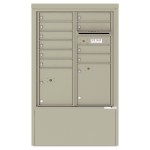 10 Tenant Doors with 2 Parcel Lockers and Outgoing Mail Compartment - 4C Depot Mailbox Module - 4CADD-10-D