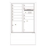 10 Tenant Doors with 2 Parcel Lockers and Outgoing Mail Compartment - 4C Depot Mailbox Module - 4CADD-10-D