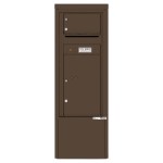 1 Tenant Door with 1 Parcel Locker and Outgoing Mail Compartment - 4C Depot Mailbox Module - 4CADS-01-D