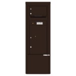 1 Tenant Door with 1 Parcel Locker and Outgoing Mail Compartment - 4C Depot Mailbox Module - 4CADS-01-D