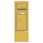 1 Tenant Door with 1 Parcel Locker and Outgoing Mail Compartment - 4C Depot Mailbox Module - 4CADS-01-D