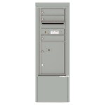 3 Tenant Doors with 1 Parcel Locker and Outgoing Mail Compartment - 4C Depot Mailbox Module - 4CADS-03-D