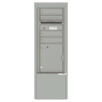 4 Tenant Doors with 1 Parcel Locker and Outgoing Mail Compartment - 4C Depot Mailbox Module - 4CADS-04-D