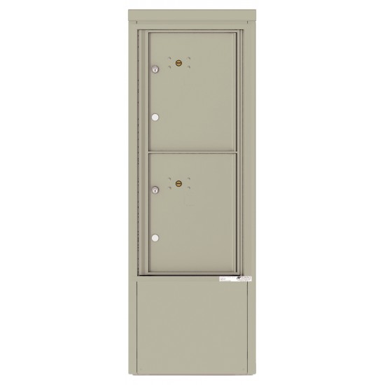 2 Parcel Lockers - 4C Depot Mailbox Module - 4CADS-2P-D