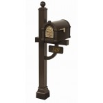 Keystone Mailbox Deluxe Post - Bronze - KDX-BRO