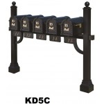 Keystone Mailbox Pentad Mount Post Set - KD5