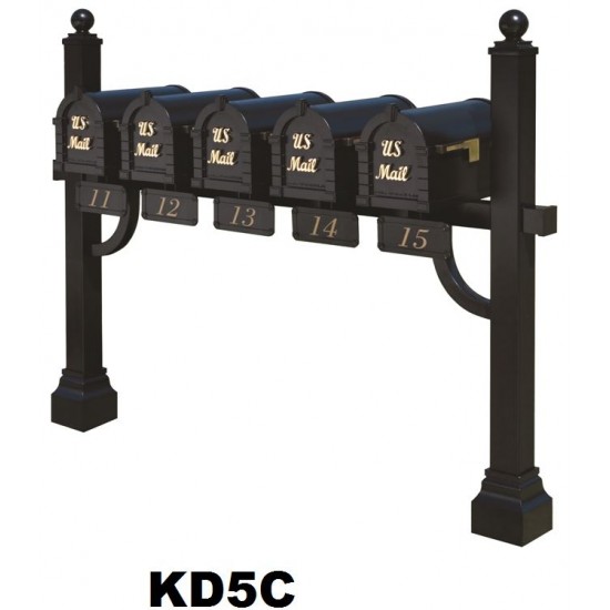 Keystone Mailbox Pentad Mount Post Set - KD5