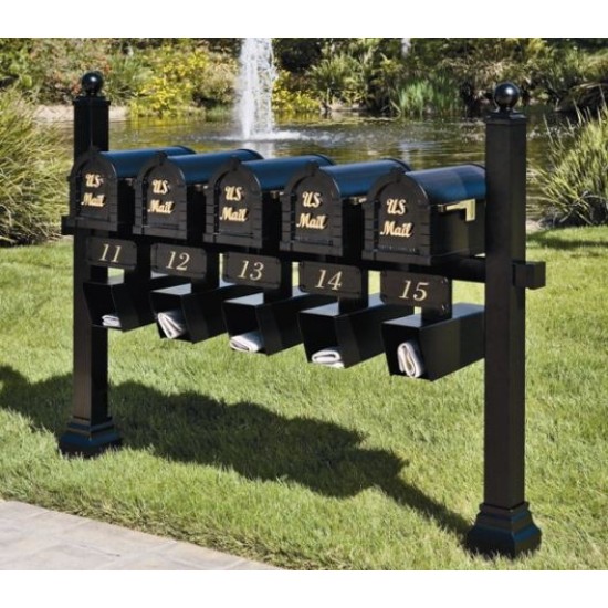 Keystone Mailbox Quad Mount Post Set - KD4