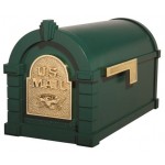 Keystone Mailbox - Forest Green - Choose Accents - KS-CUSTOM