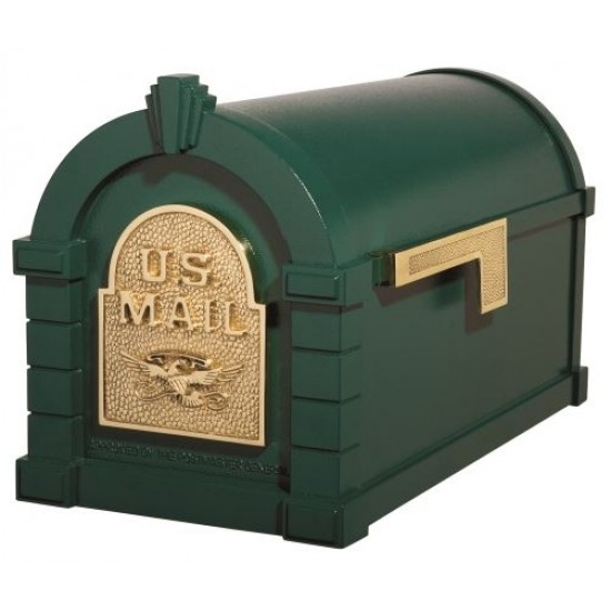 Keystone Mailbox - Forest Green - Choose Accents - KS-CUSTOM