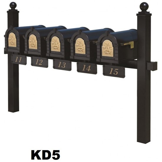 Keystone Mailbox Pentad Mount Post Set - KD5