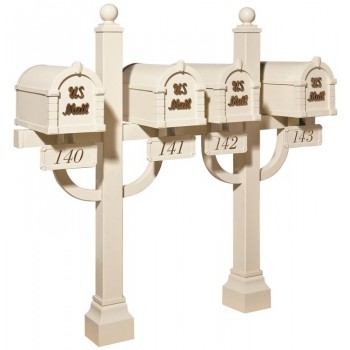 Keystone Mailbox Quad Mount Post Set - KDD4