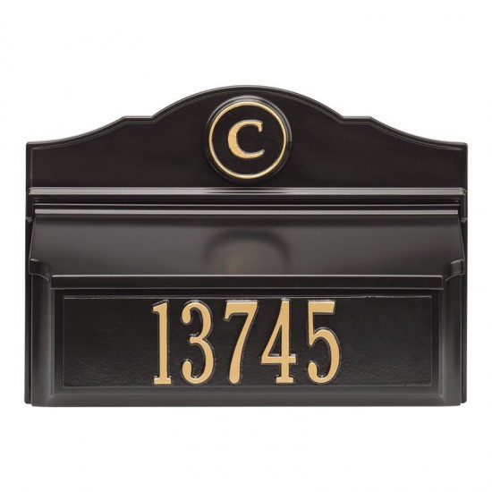 Whitehall Mailbox - Colonial Wall Mailbox Package #1 - WH-CWMP1